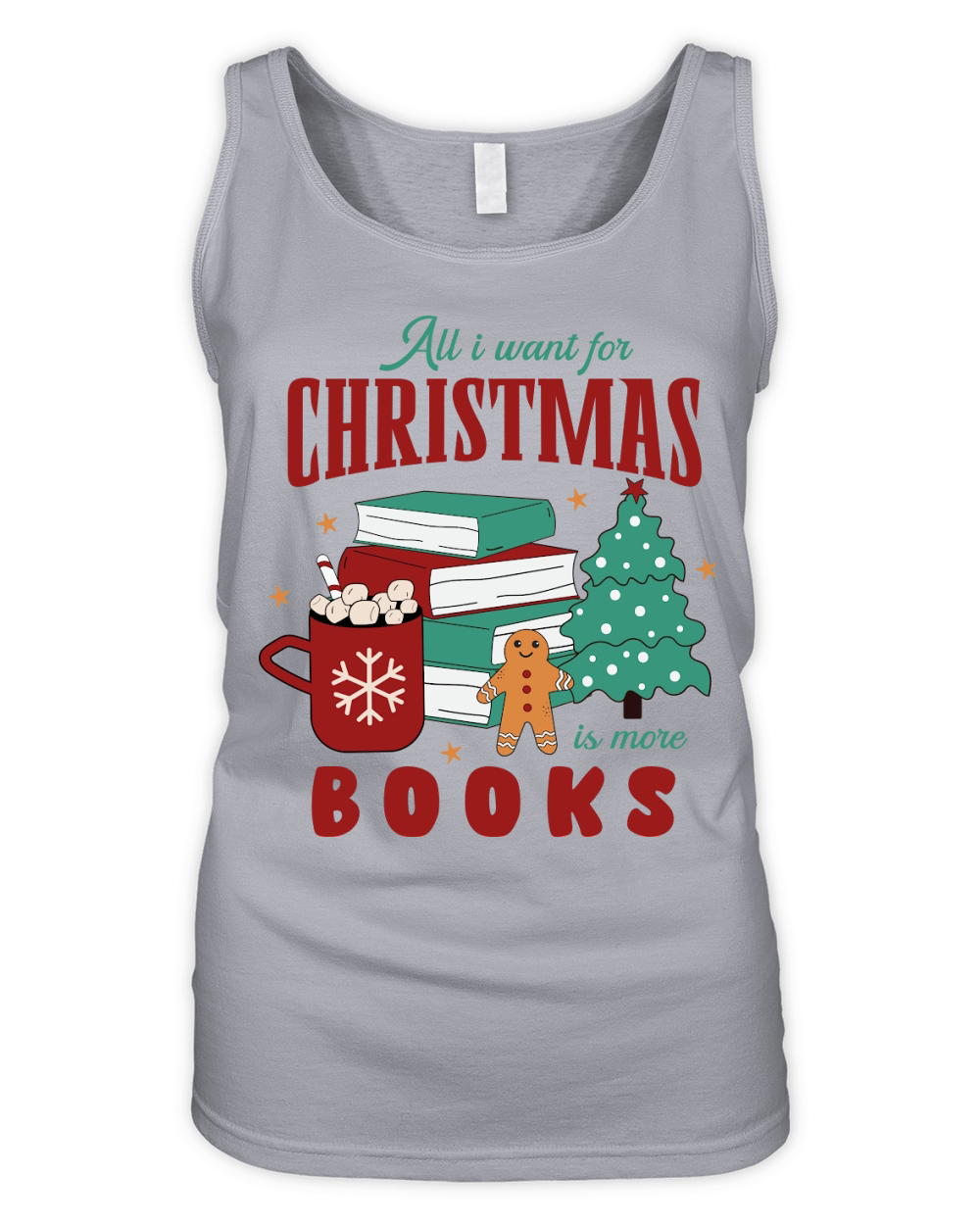 All i want for books Organic Women's Tank Top
