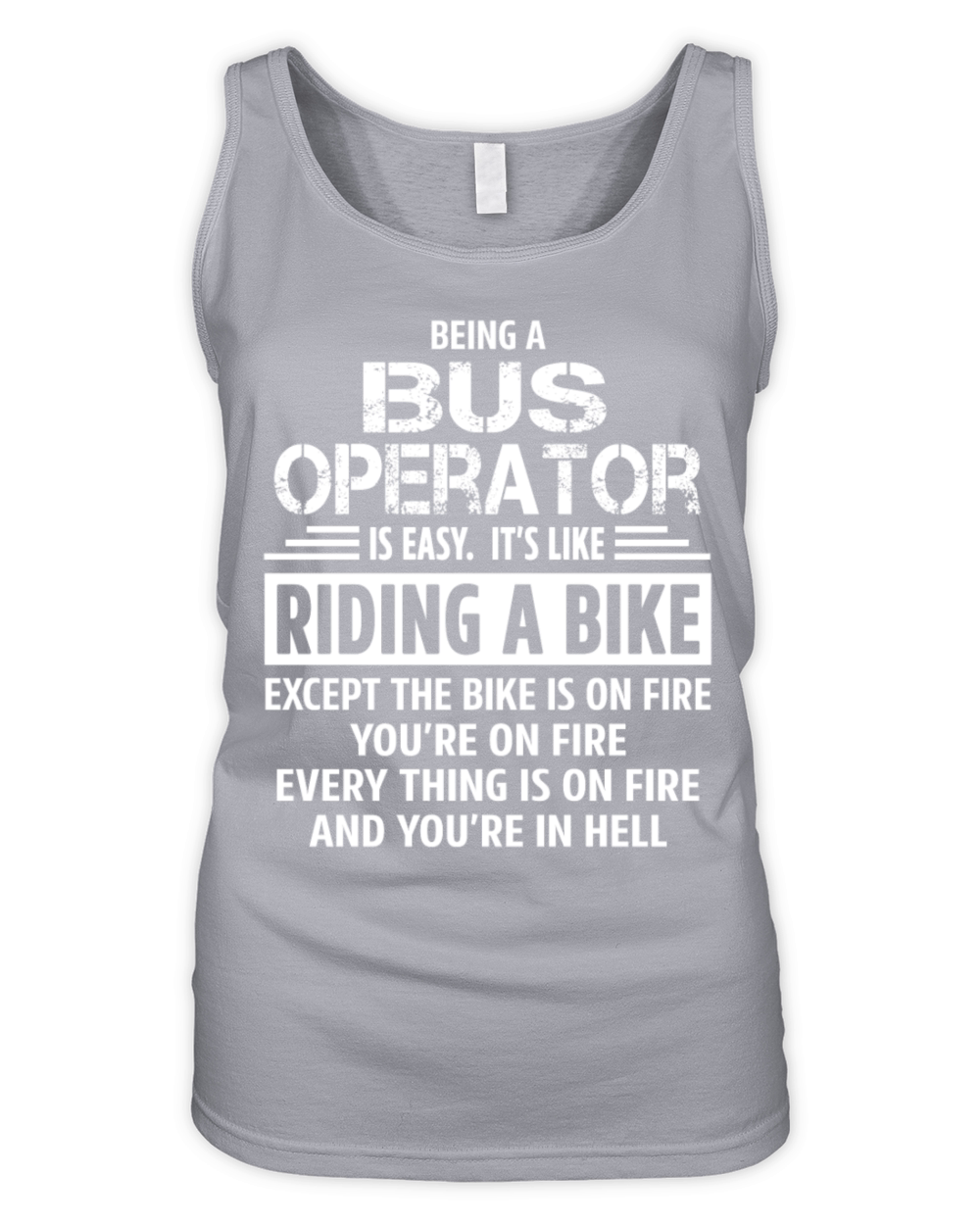 Bus Operator Organic Women's Tank Top