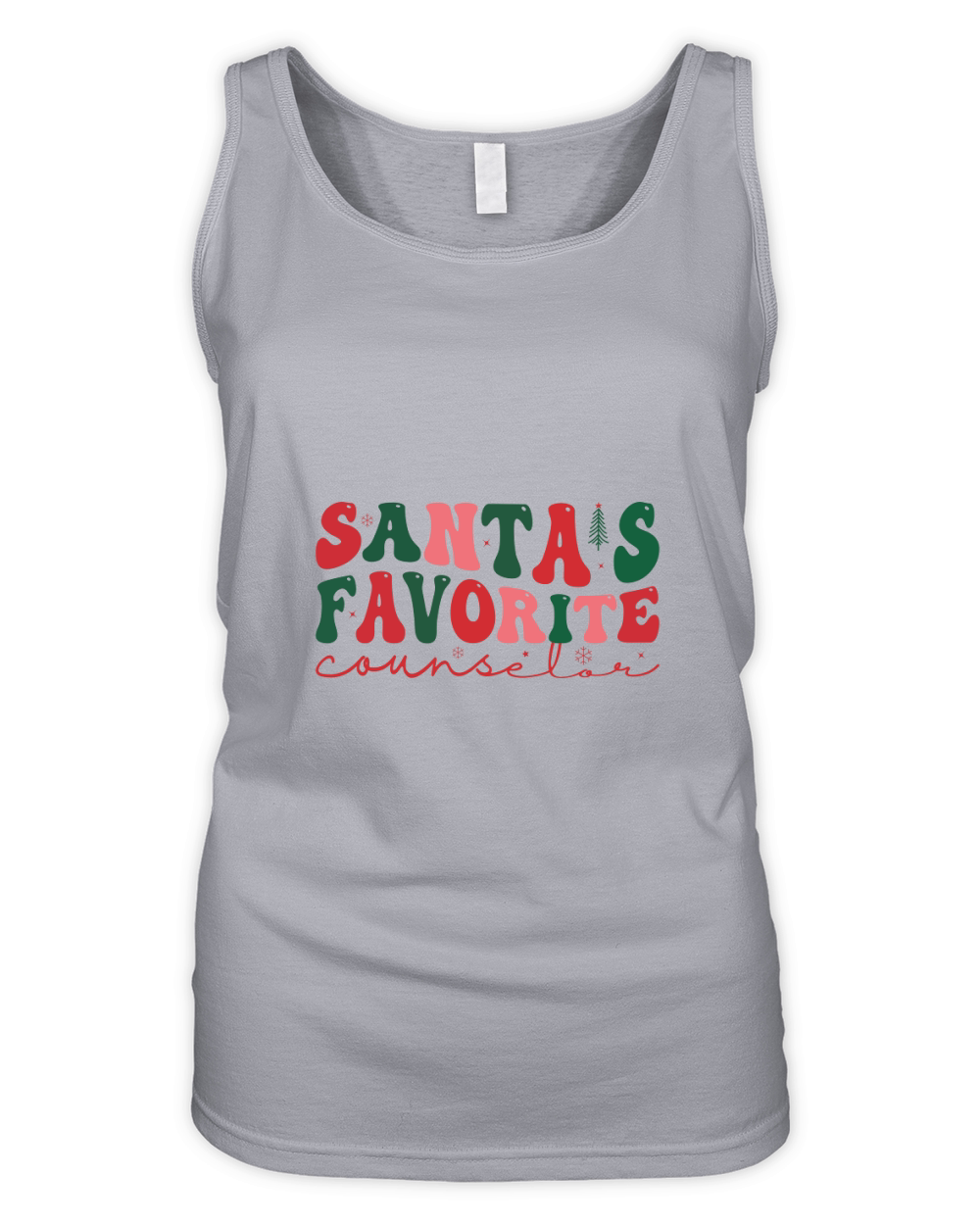 Christmas Counselor Santas Favorite (1) Organic Women's Tank Top