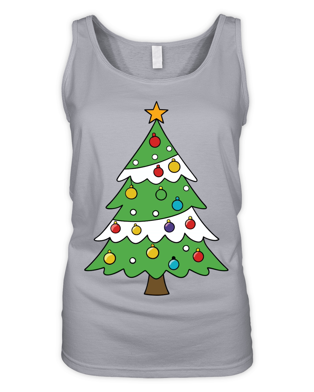 Christmas Tree 5 07 Organic Women's Tank Top