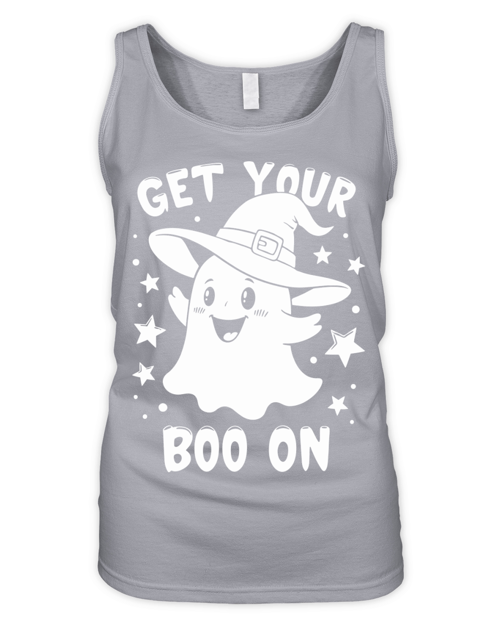 Get Your Boo On Single Color Organic Women's Tank Top