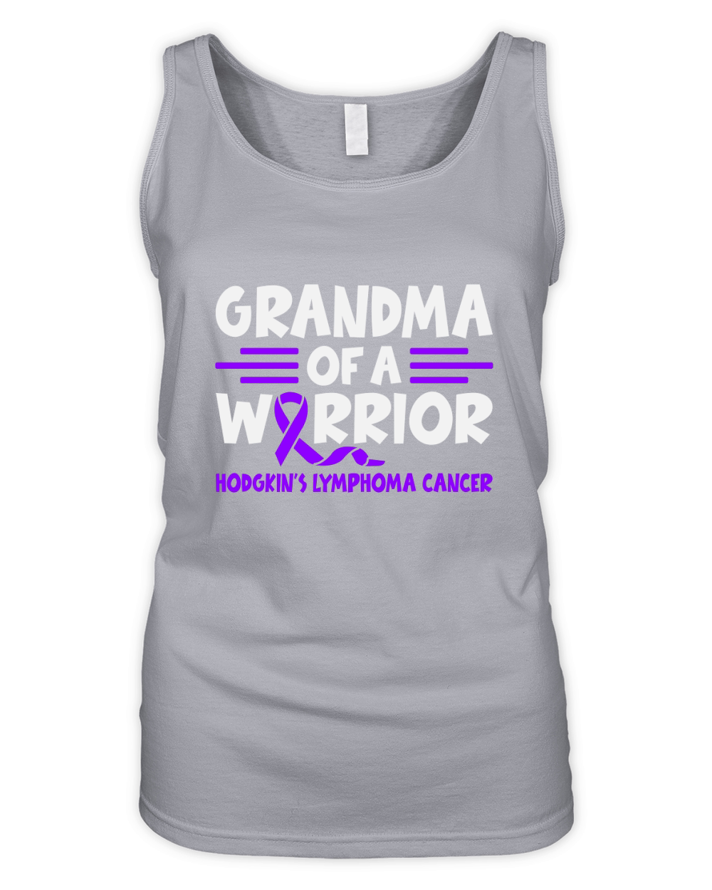 Hodgkins Lymphoma Cancer awareness Grandma of a warrior Organic Women's Tank Top