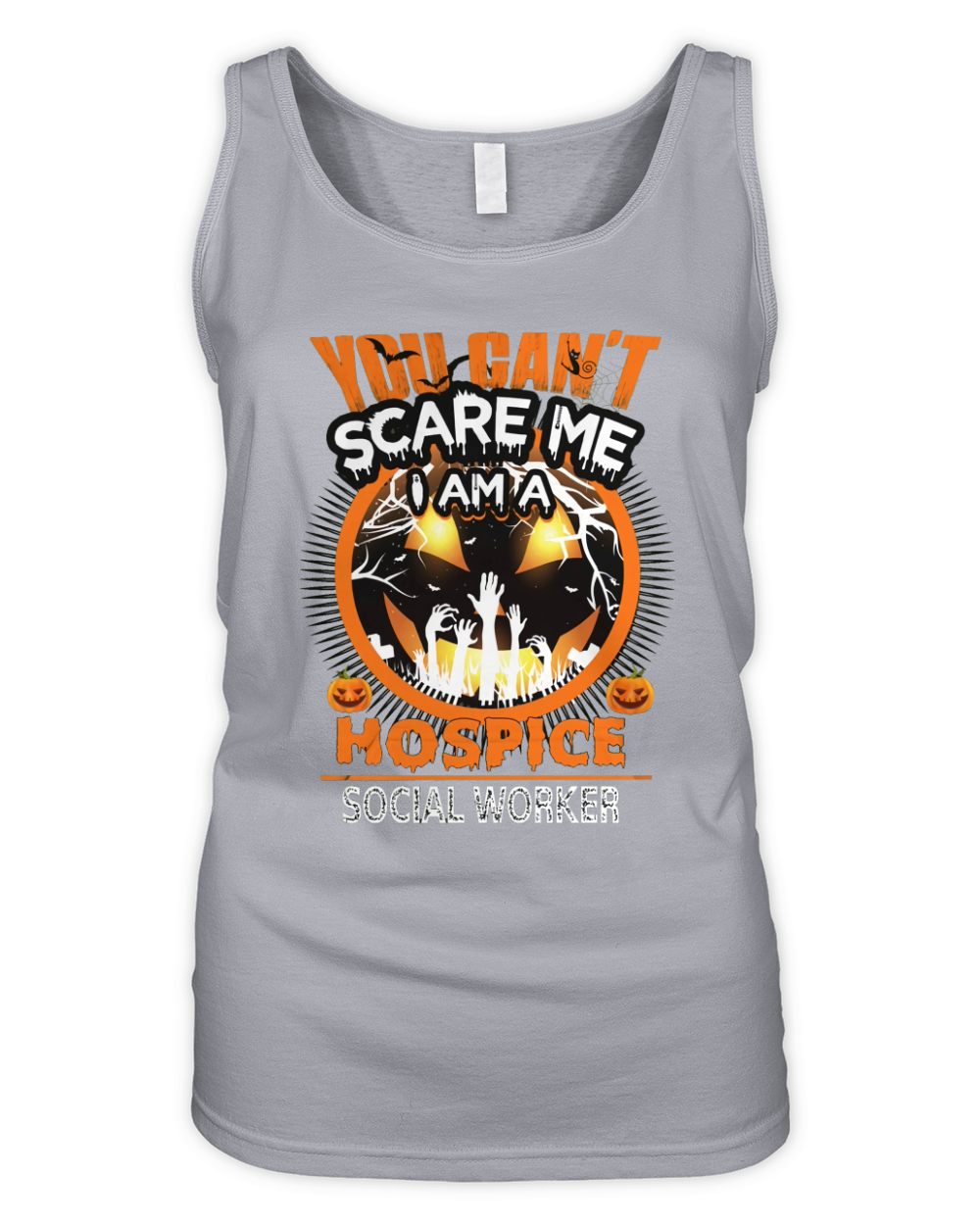 HOSPICE SOCIAL WORKER Broom Halloween Organic Women's Tank Top