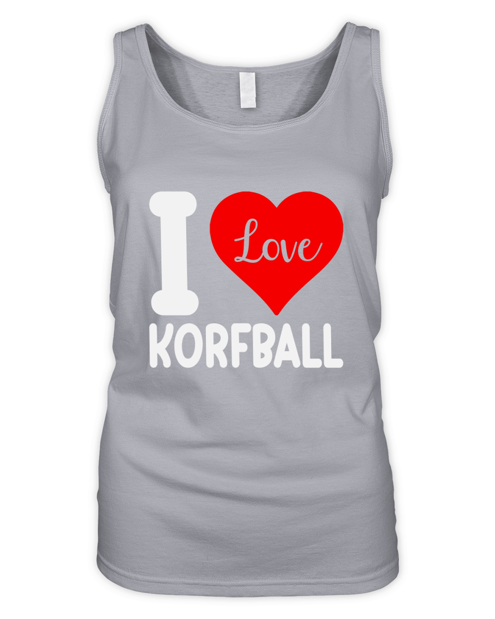 I Love Korfball Organic Women's Tank Top