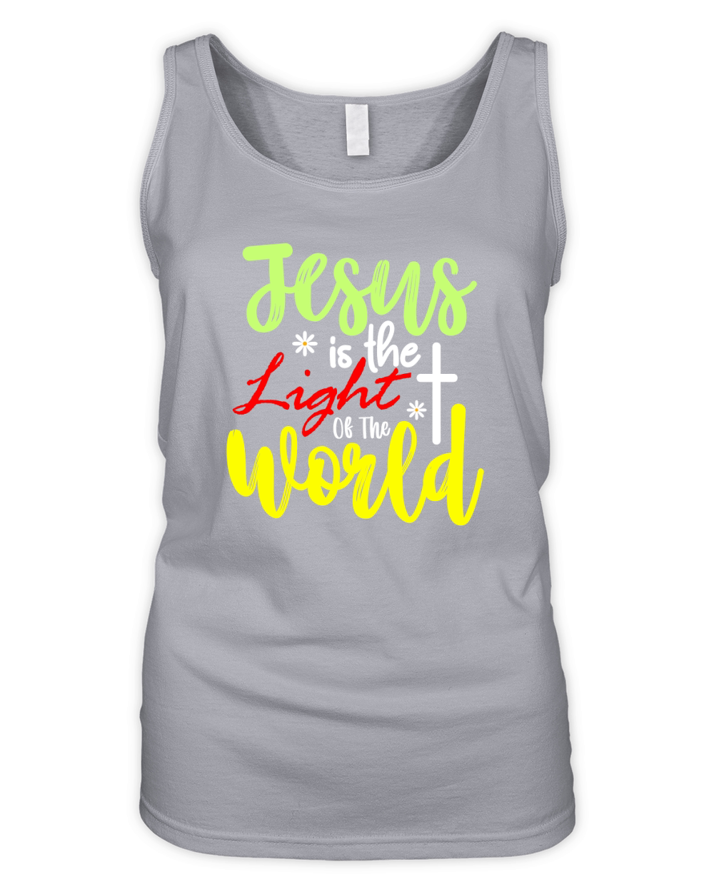 Jesus is the Light of the World Organic Women's Tank Top