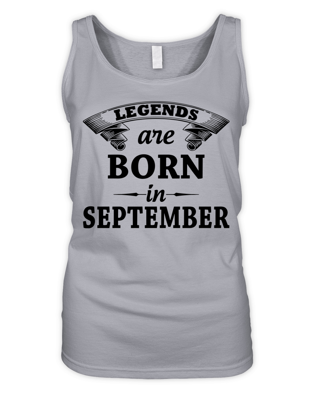 legends are born in September Organic Women's Tank Top