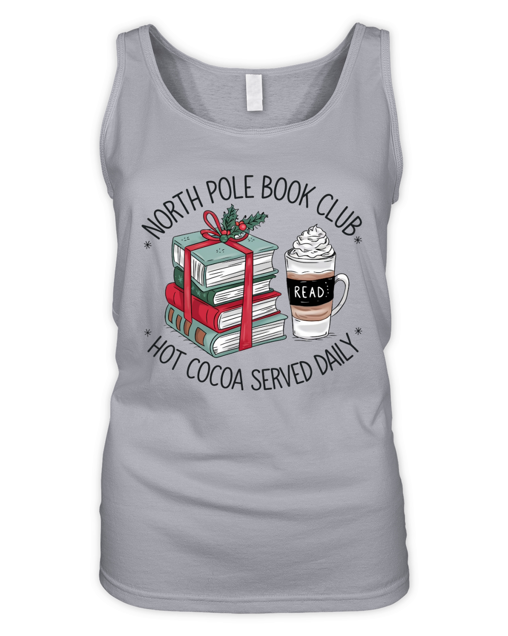 North Pole Book Club Organic Women's Tank Top