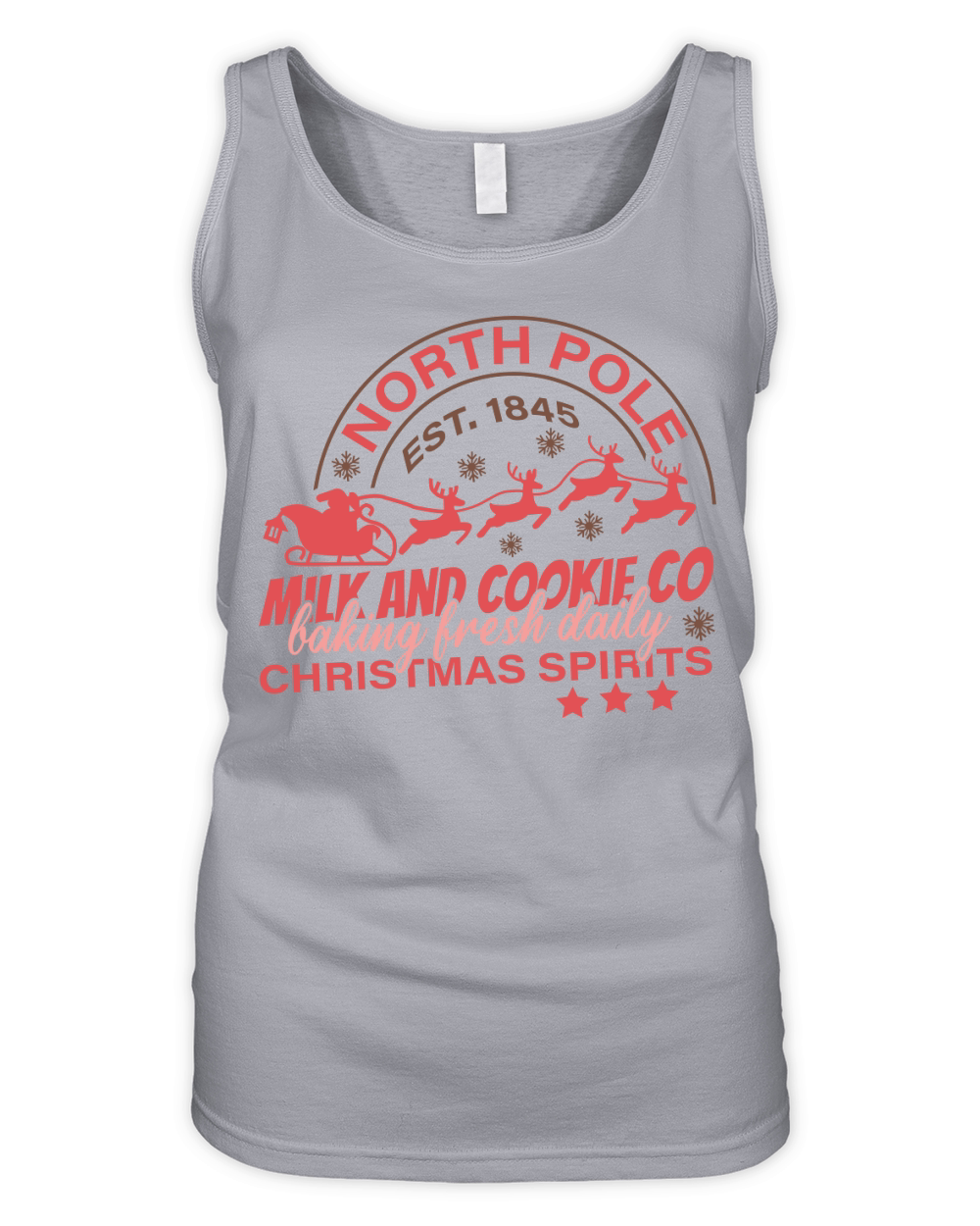 North Pole Milk And Cookie Co Organic Women's Tank Top