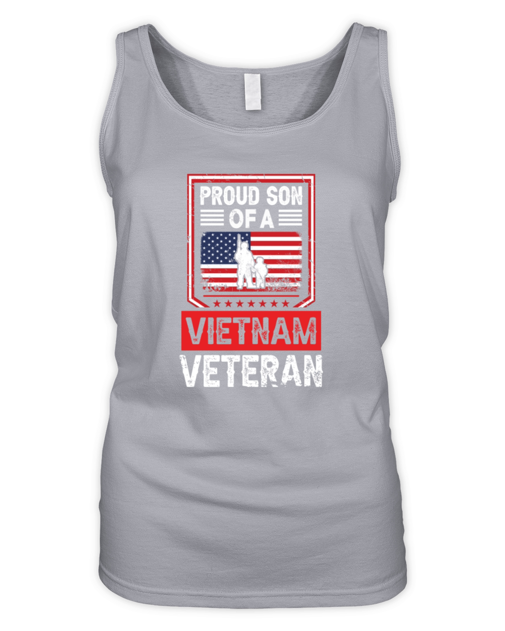 Pround Son Of a Vietnam Veteran Gift for Dad Organic Women's Tank Top