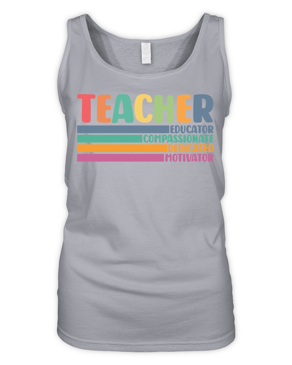 Teacher Educator Compassionate Dedicated Motivator Organic Women's Tank Top