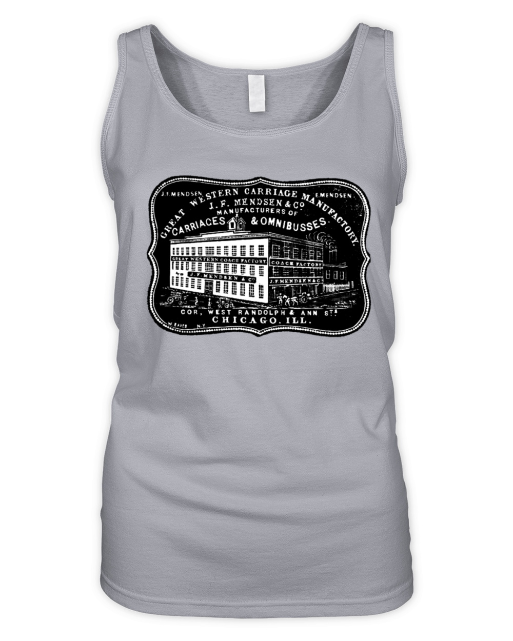 Vintage Carriage Manufacturer Organic Women's Tank Top