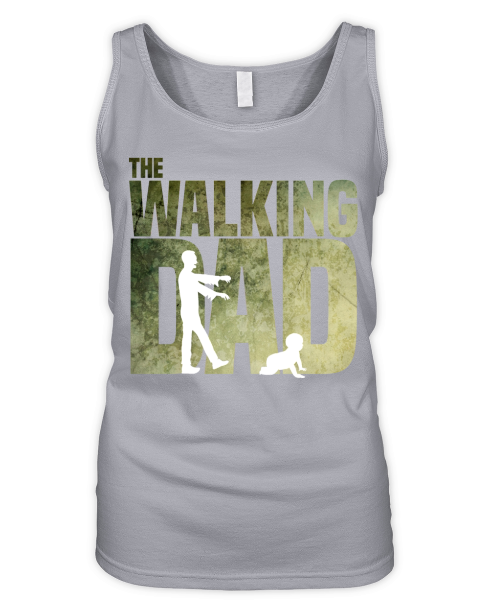 Walking Dad - Zombie - Father-Humor-Baby-Dad-Daddy Organic Women's Tank Top