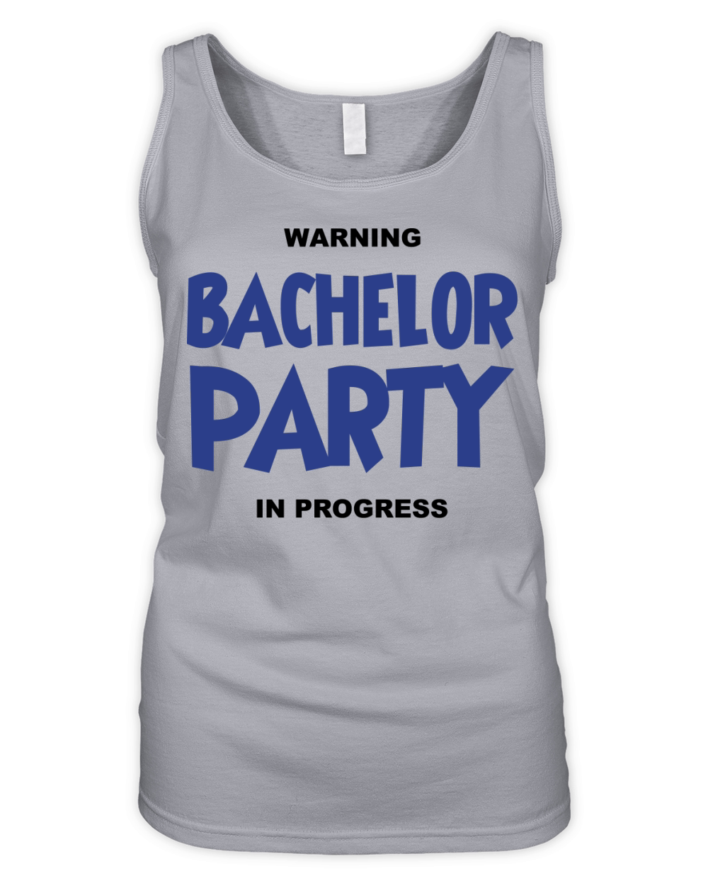 Warning bachelor party in progress Organic Women's Tank Top
