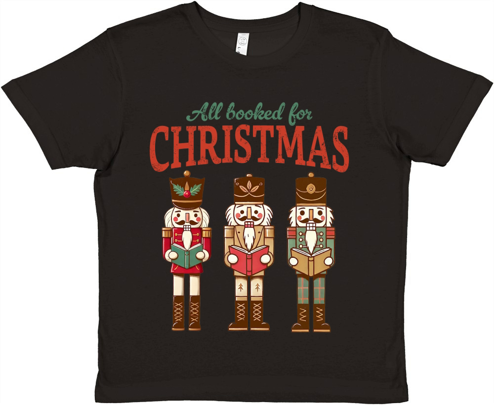 All Booked for Christmas 1 Premium Kids Crewneck T-shirt