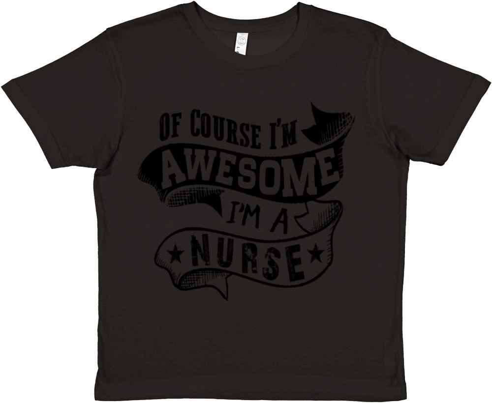 Awesome Nurse Premium Kids Crewneck T-shirt