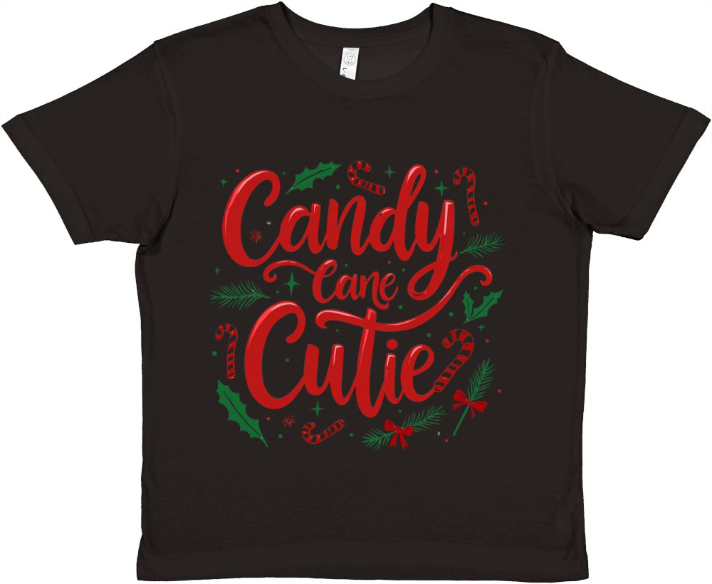 Candy Cane Cutie 11 Premium Kids Crewneck T-shirt
