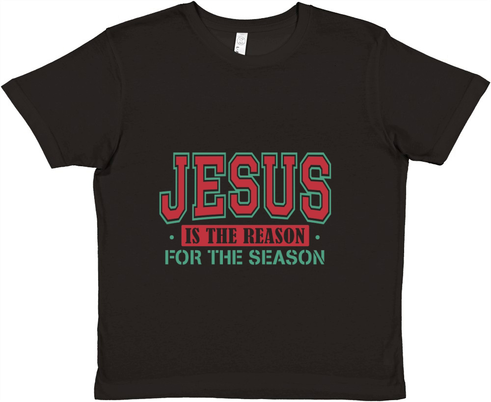 Jesus is the reason For the season Premium Kids Crewneck T-shirt