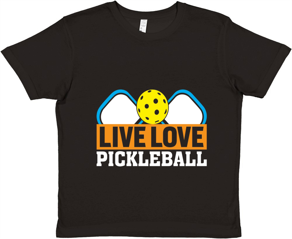 Live love pickleball Premium Kids Crewneck T-shirt
