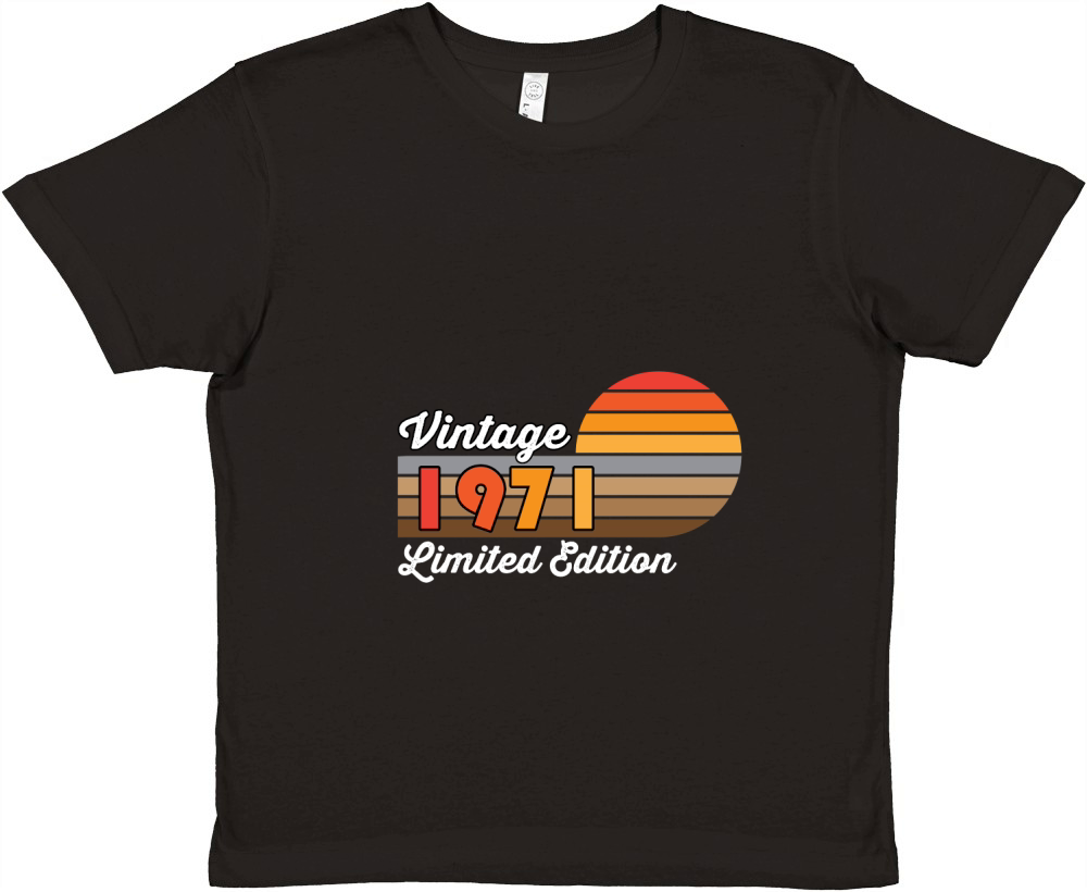 Vintage 1971 limited edition Premium Kids Crewneck T-shirt