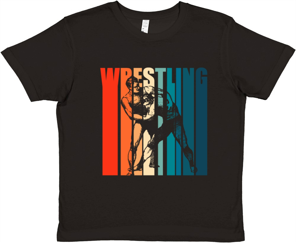 Wrestling Saying Motive for a Wrestler or Fighter Premium Kids Crewneck T-shirt