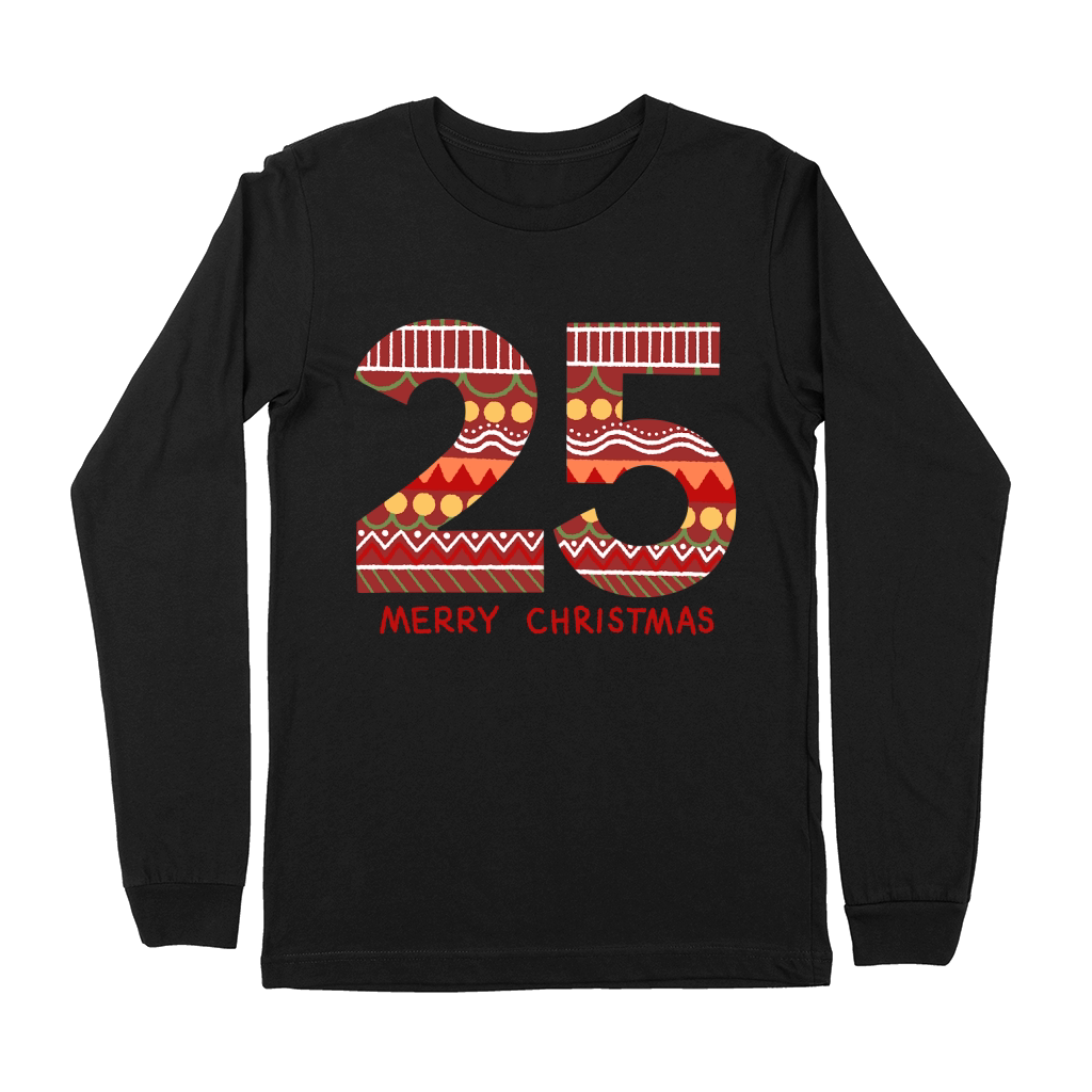 25 Christmas Merry 03 Premium Long Sleeve