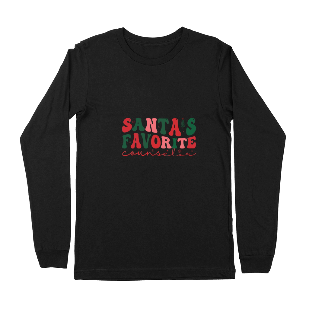 Christmas Counselor Santas Favorite (1) Premium Long Sleeve
