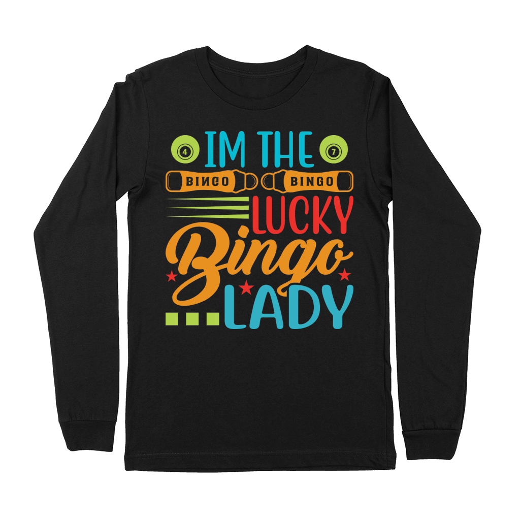 Im The Lucky Bingo Lady 06 Premium Long Sleeve