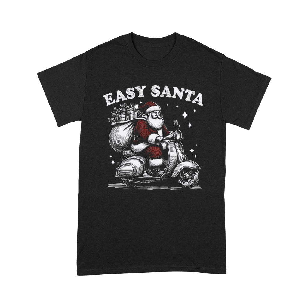 Easy Santa Riding Scooter D Color Premium T-shirt