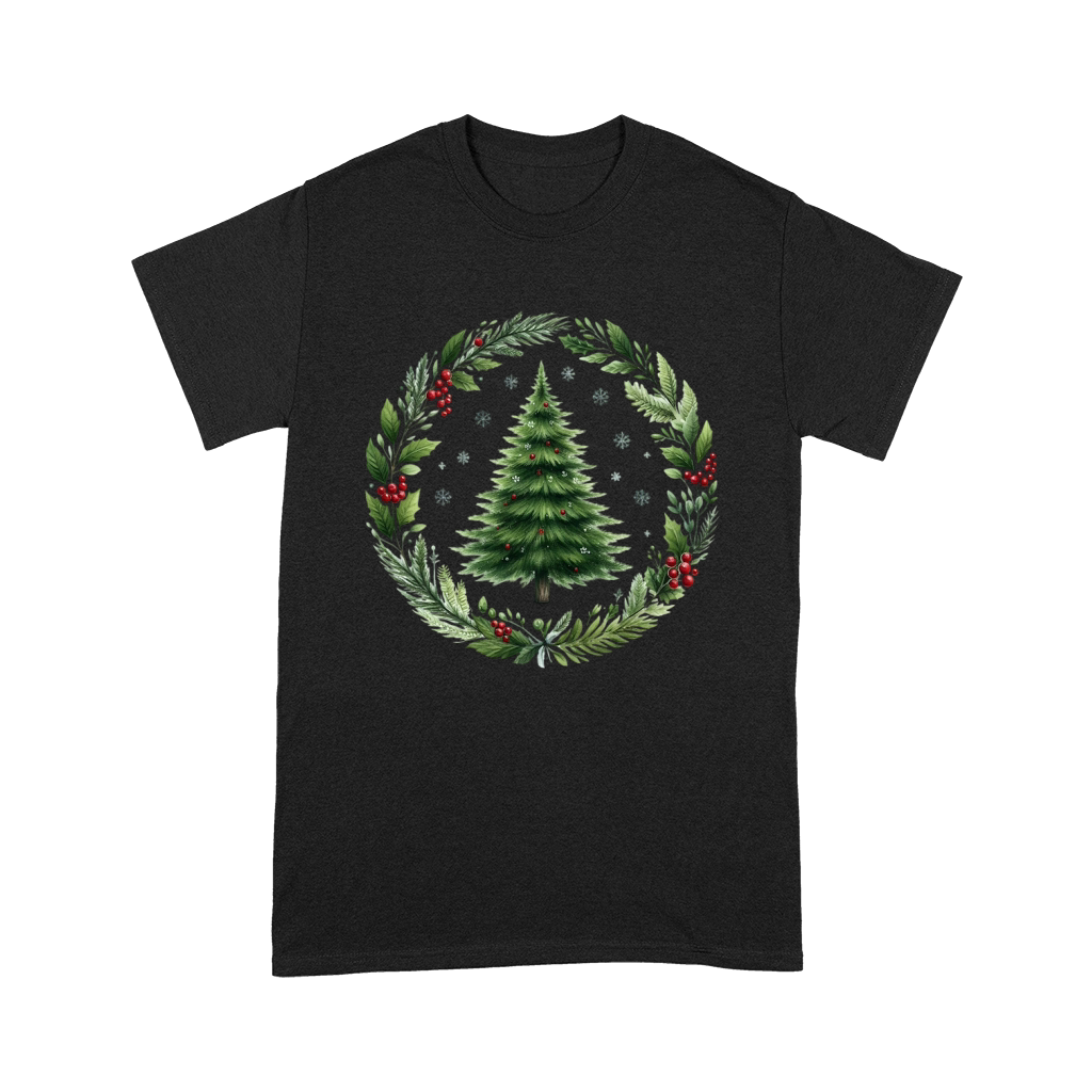 Watercolor Christmas tree Clipart 04 Premium T-shirt
