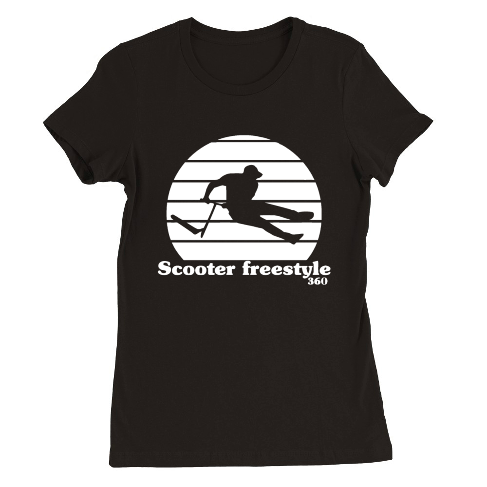 scooter freestyle T Shirt Premium Womens Crewneck T-shirt
