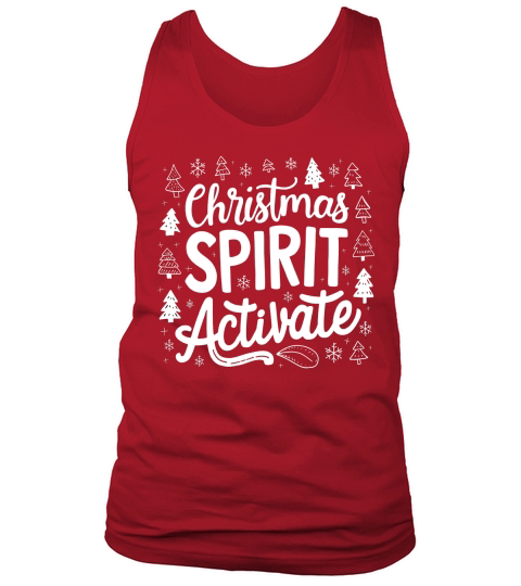 Christmas spirit activate Tank Top Unisex