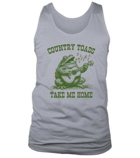 Country Toads Take Me Home L leaf Green Tank Top Unisex