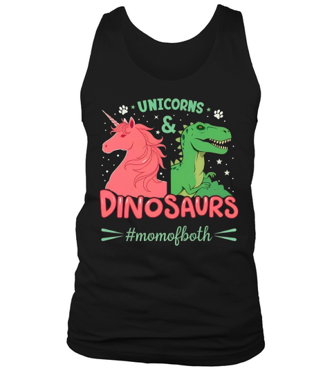 Unicorns And Dinosaurs #momofboth Tank Top Unisex