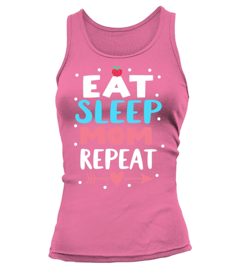 Eat sleep mom repeat Tank top Woman