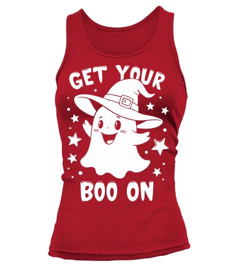 Get Your Boo On Single Color Tank top Woman