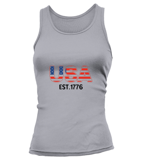 USA Est.1776 Tank top Woman