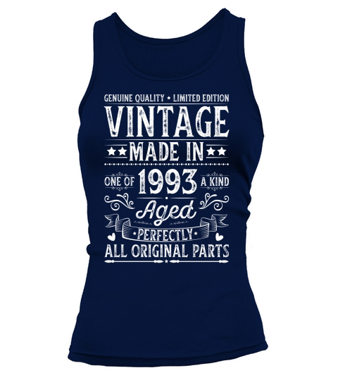 Vintage Made In 1993 Birthday Tank top Woman
