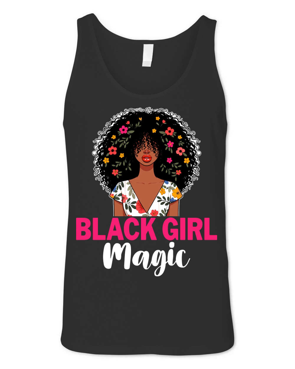 Black Girl Magic 07 Unisex Jersey Tank