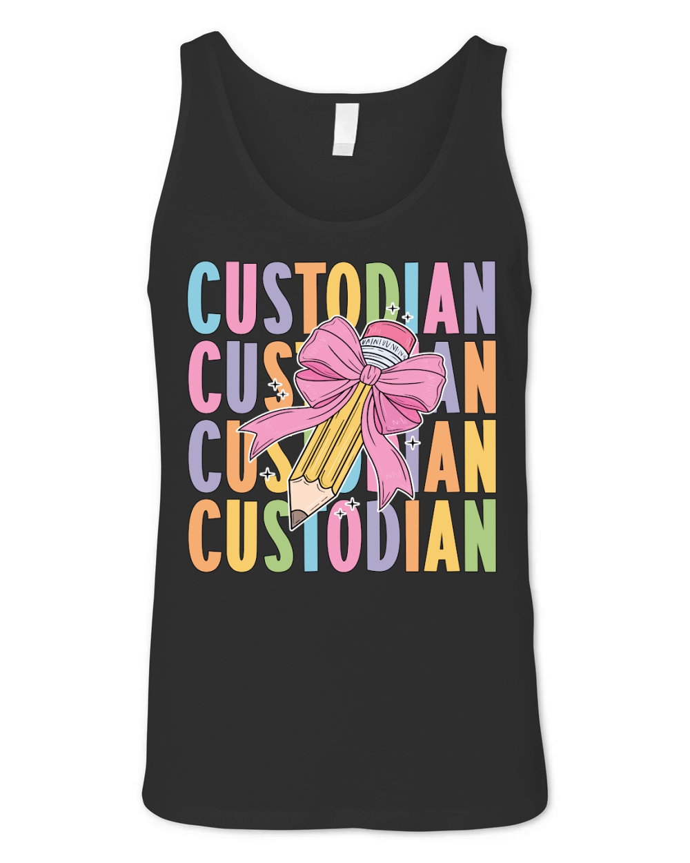 CUSTODIAN PENCIL Unisex Jersey Tank