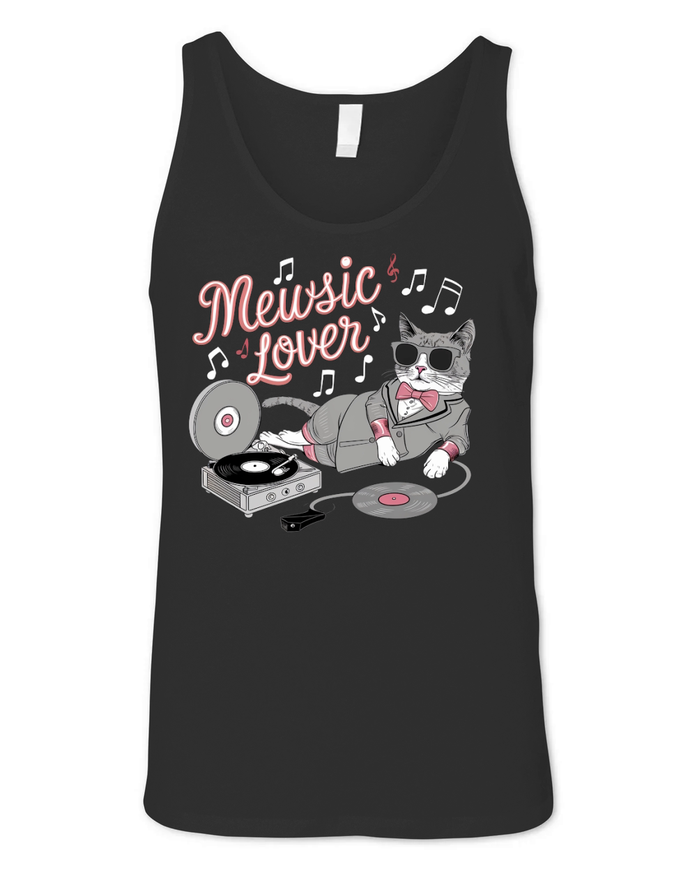 Mewsic lover Unisex Jersey Tank