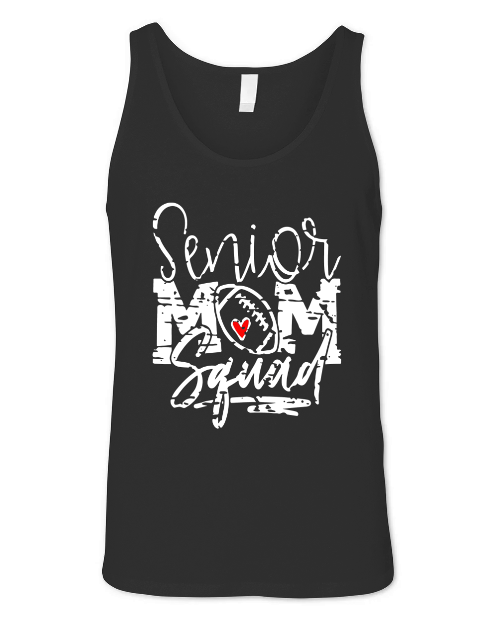 Senior football mom squad Unisex Jersey Tank