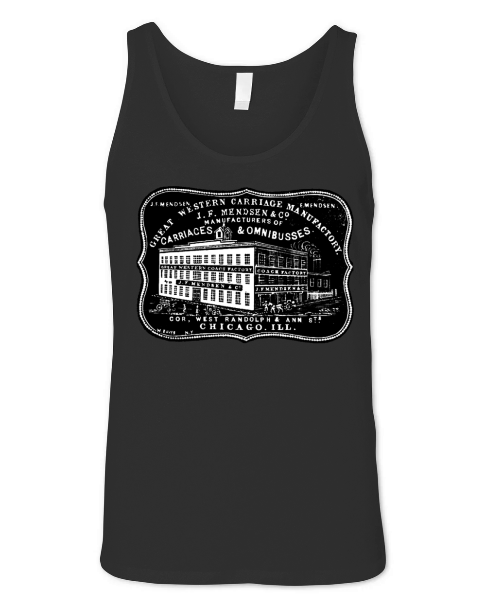 Vintage Carriage Manufacturer Unisex Jersey Tank