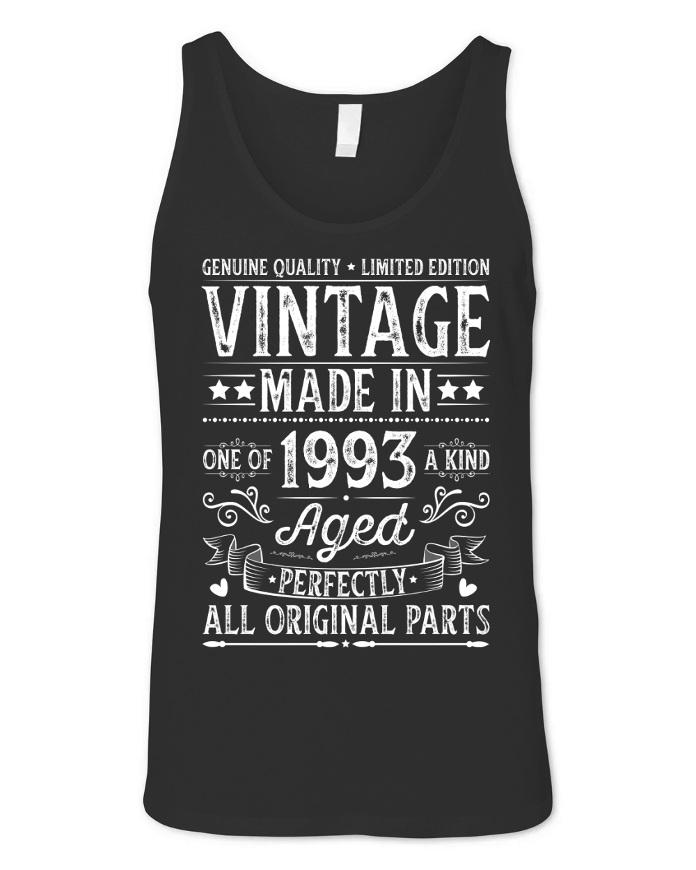 Vintage Made In 1993 Birthday Unisex Jersey Tank