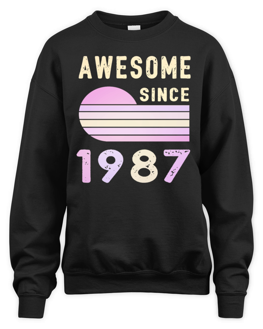1987 Birthday Retro Vintage Gift original Unisex Premium Crewneck Sweatshirt