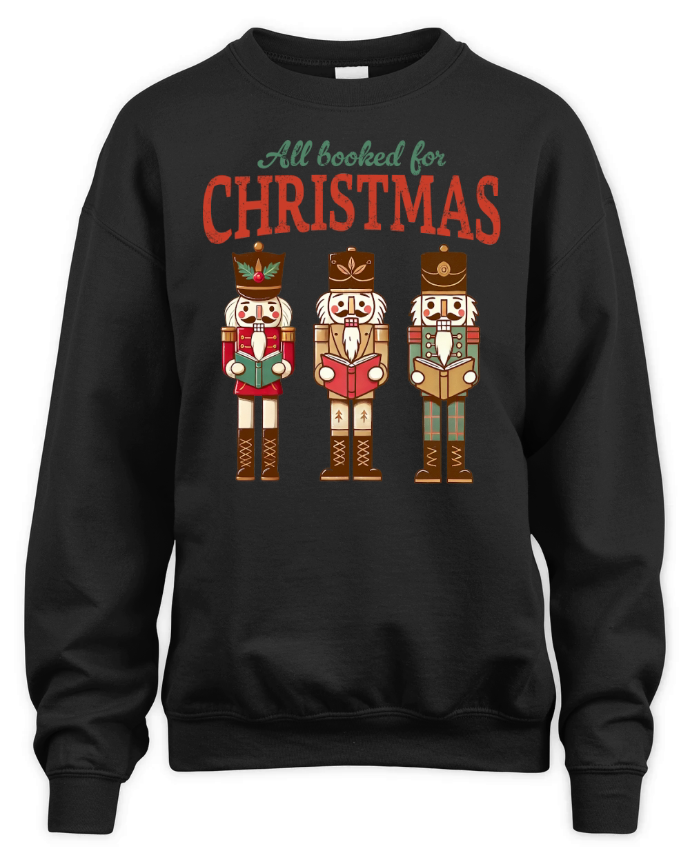 All Booked for Christmas 1 Unisex Premium Crewneck Sweatshirt