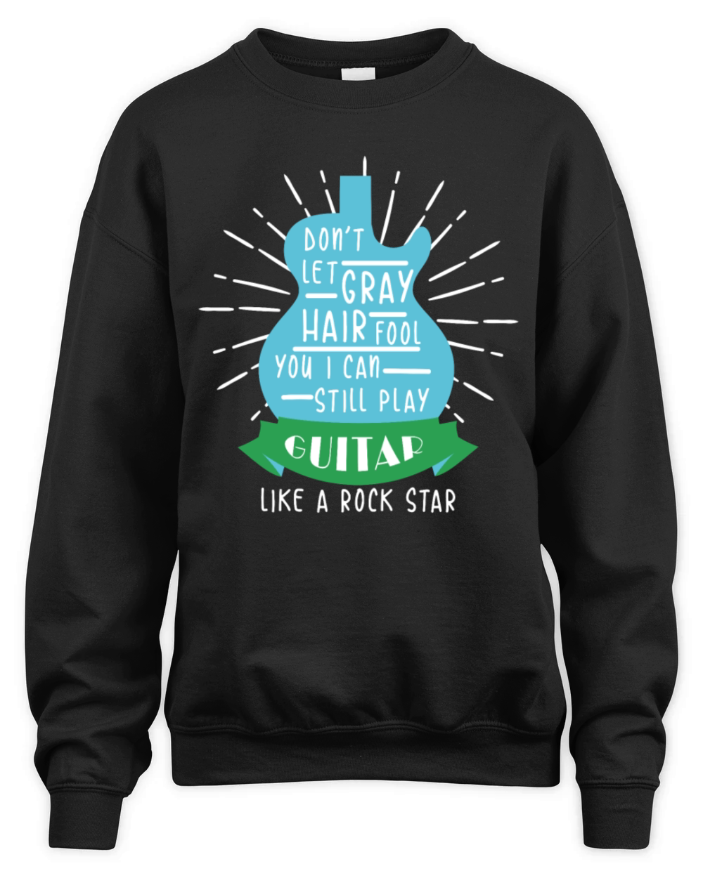 Electric Guitar Guitarist Classical Electronical Unisex Premium Crewneck Sweatshirt