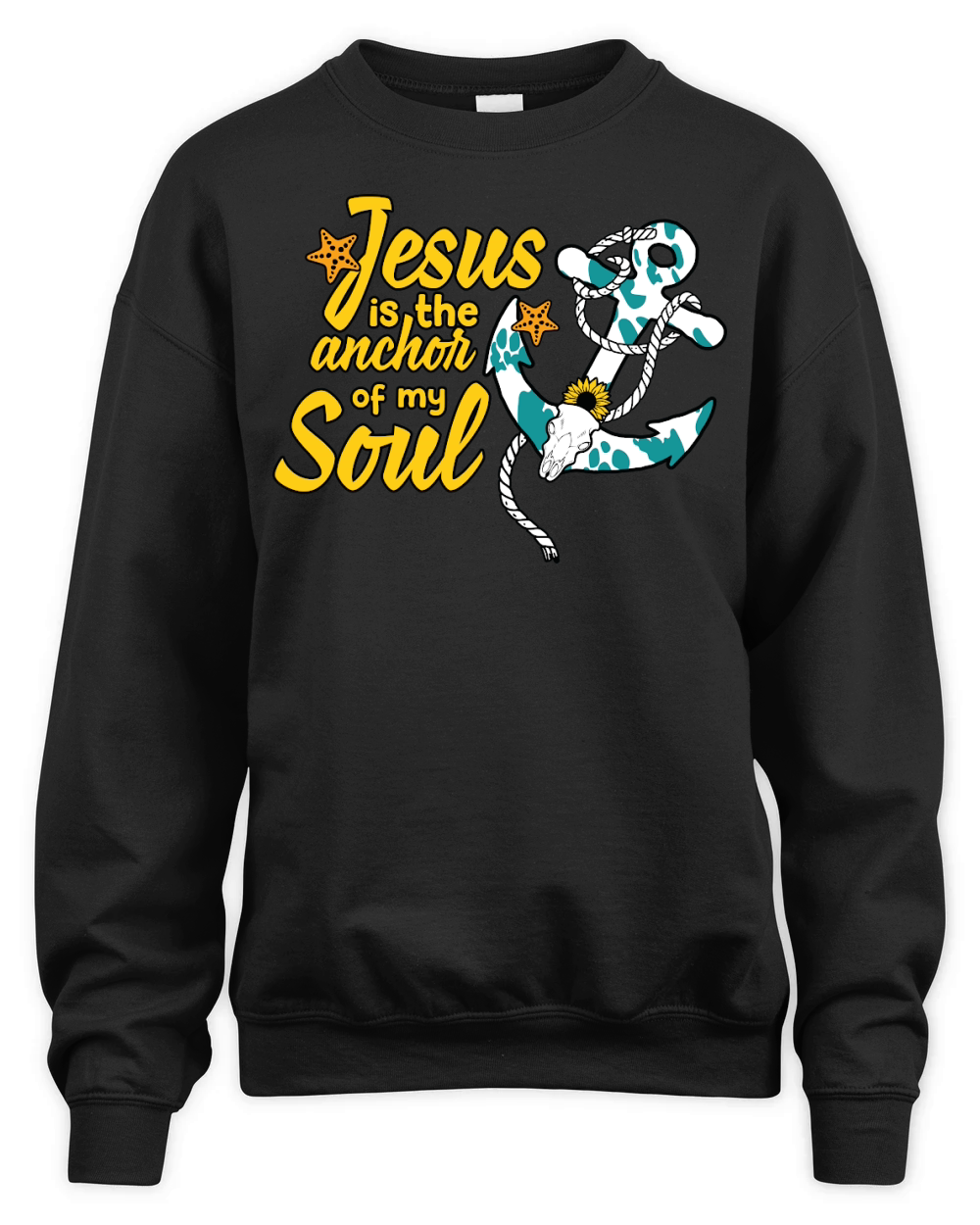 Jesus is the Anchor of Unisex Premium Crewneck Sweatshirt
