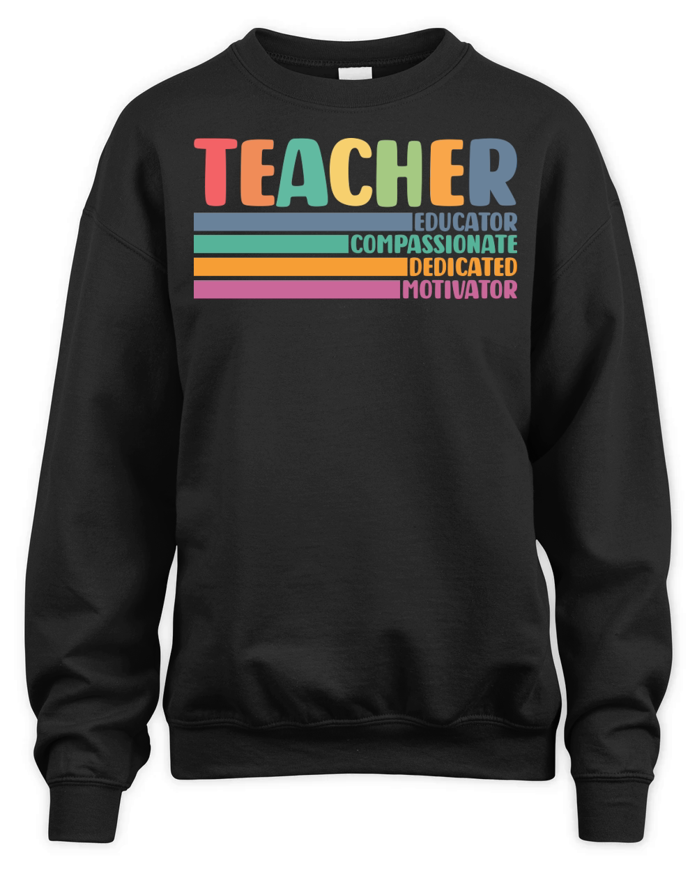 Teacher Educator Compassionate Dedicated Motivator Unisex Premium Crewneck Sweatshirt