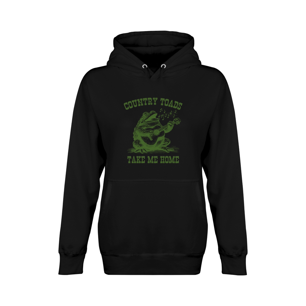 Country Toads Take Me Home L leaf Green Unisex Premium Pullover Hoodie