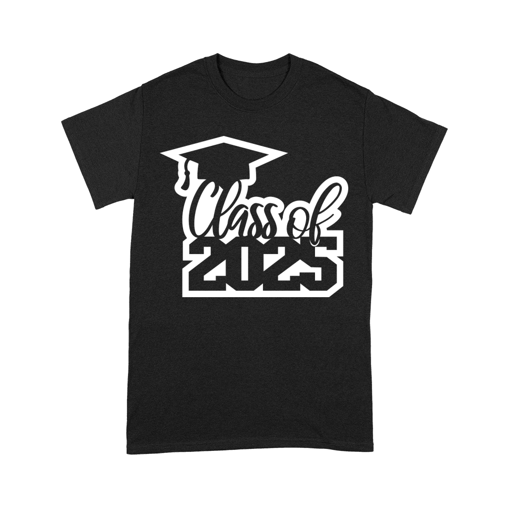 Class of 2025 outline white Unisex T-Shirt